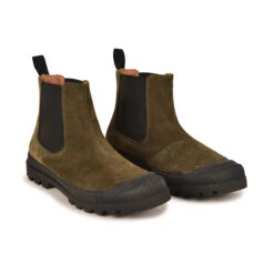 Pataugas AUTHENTIQUE C/S F4H KAKI -PATAUGAS Boutique 628191 BOOTS FEMME OG C S F4H KAKI 4WEB