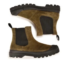 Pataugas AUTHENTIQUE C/S F4H KAKI -PATAUGAS Boutique 628191 BOOTS FEMME OG C S F4H KAKI 6WEB