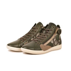 Pataugas PALME/WT F4H KAKI -PATAUGAS Boutique 628274 BASKET FEMME PALME WT KAKI 5