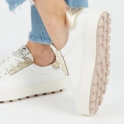 Pataugas ARAN/M F2H BLANC/DORÉ -PATAUGAS Boutique ARANMF2HBLANCDORE2