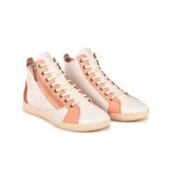 Pataugas PALME/PER F2I ABRICOT -PATAUGAS Boutique BASKET FEMME PALME PER F2I ABRICOT 628402 252 4