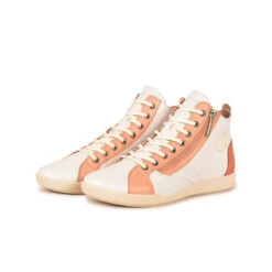 Pataugas PALME/PER F2I ABRICOT -PATAUGAS Boutique BASKET FEMME PALME PER F2I ABRICOT 628402 252 5