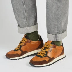 Devant -PATAUGAS Boutique BASKET HOMME ASTATE P H4I OCRE 628470251