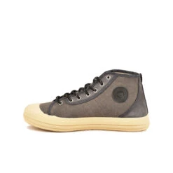 Devant -PATAUGAS Boutique BASKET HOMME ETCHE M MIXVC H4I ANTHRACITE 628486 655 3
