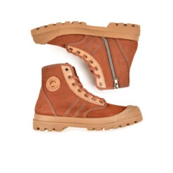 Pataugas AUTHENTIQUE ZIP/SCSH F4I TERRACOTTA -PATAUGAS Boutique BOOTS FEMME OG ZIP SCSH F4I TERRACOTTA 628502 255 6